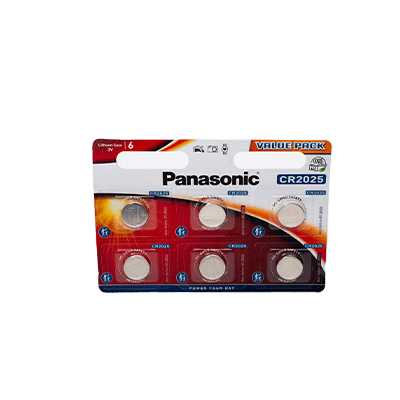 Panasonic CR2025EL/6B Lithium Power Lithium 3V/165mAh Blister (6)